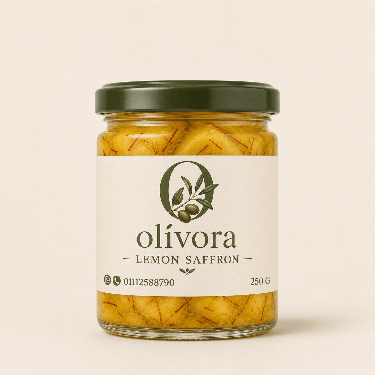 Lemon Saffron Jar