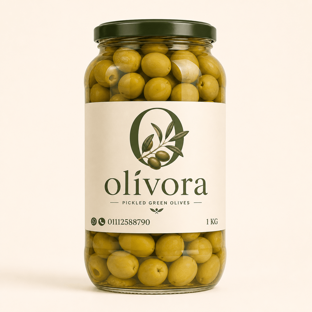 1 KG Pickled Green Olives